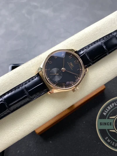 Replica IWC Portugieser Automatic 40mm Black Dial IW358401 - High-Grade Replica Watch