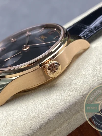 Replica IWC Portugieser Automatic 40mm Black Dial IW358401 - 1:1 Swiss Replica Watch