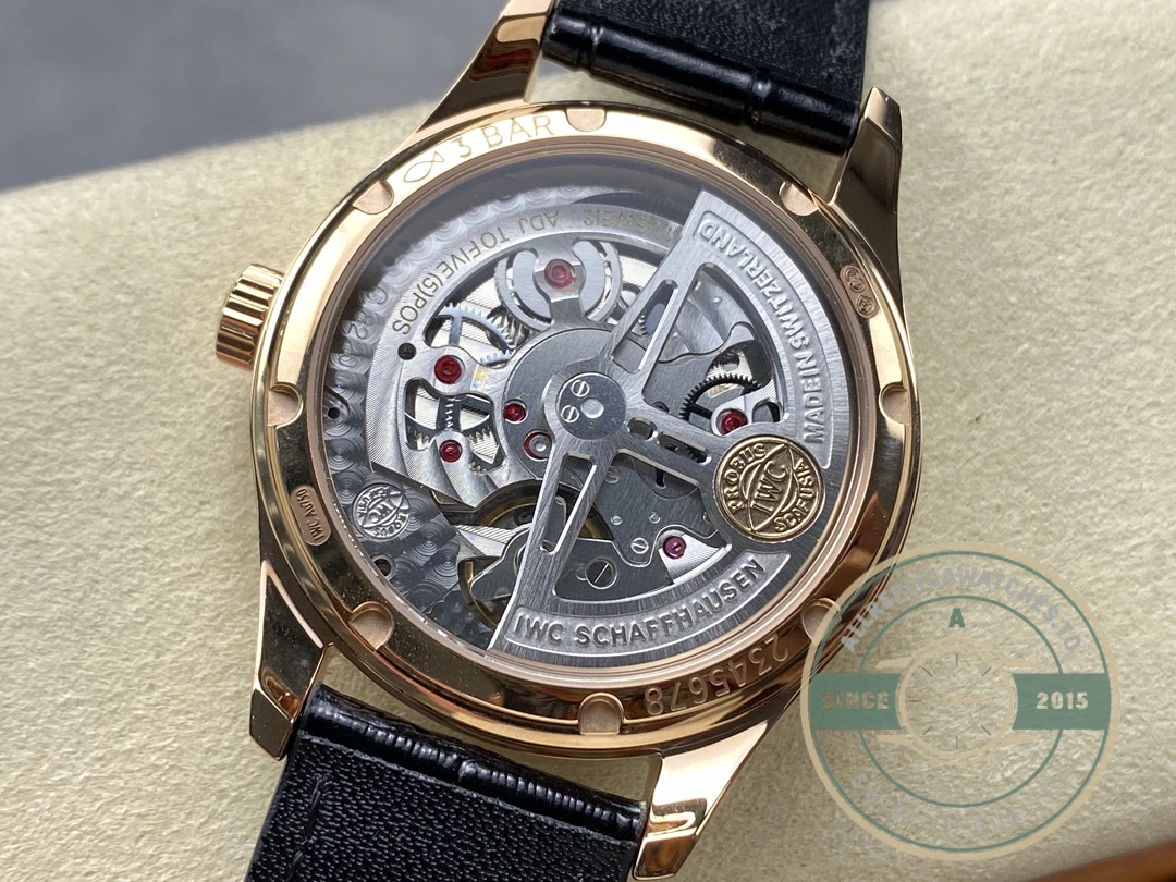 Replica IWC Portugieser Automatic 40mm Black Dial IW358401 - Premium Super Clone Watch