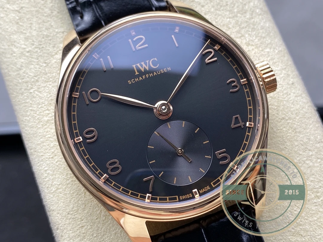 Replica IWC Portugieser Automatic 40mm Black Dial IW358401 - Best Quality Replica Watch