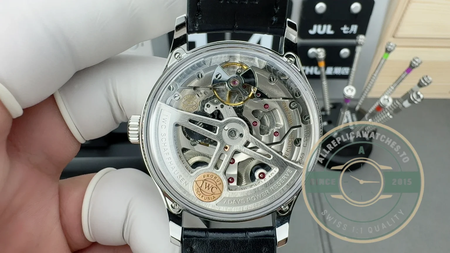 Replica IWC Portugieser Automatic 42 Silver IW501702 - Premium Super Clone Watch