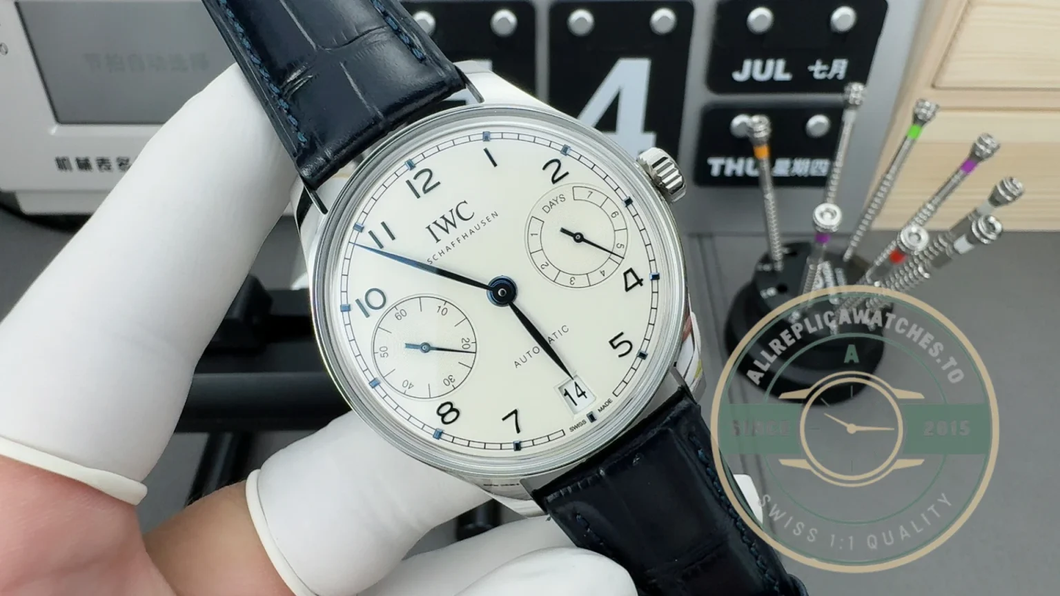 Replica IWC Portugieser Automatic 42 Silver IW501702 - Swiss-Made Clone Watch
