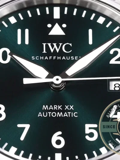 Replica IWC Schaffhausen Mark XX 40mm Green Dial IW328205 - High-Grade Replica Watch