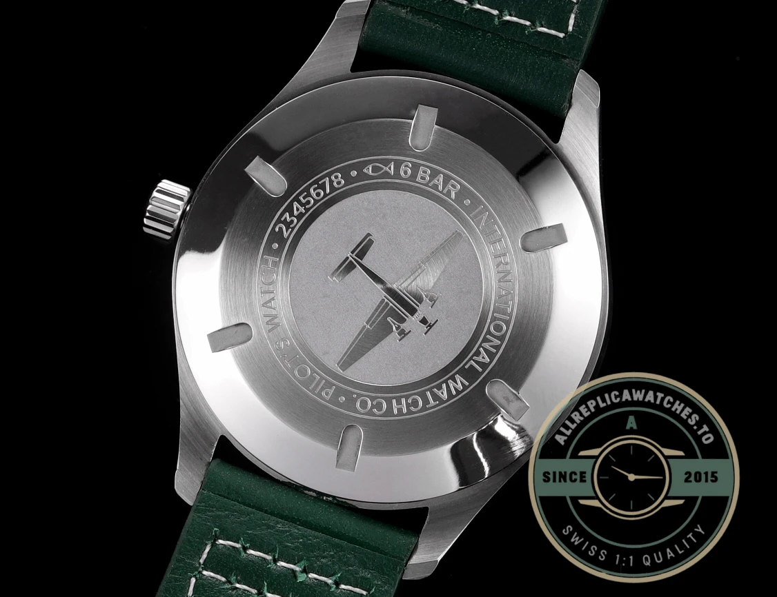 Replica IWC Schaffhausen Mark XX 40mm Green Dial IW328205 - Swiss-Made Clone Watch