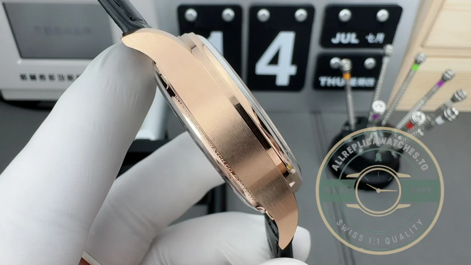 Replica IWC Schaffhausen Portugieser 42mm Rose Gold IW500701 - Factory Super Clone Watch