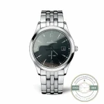 Master Control Date 1548171 with its black sunburst dial on the steel bracelet