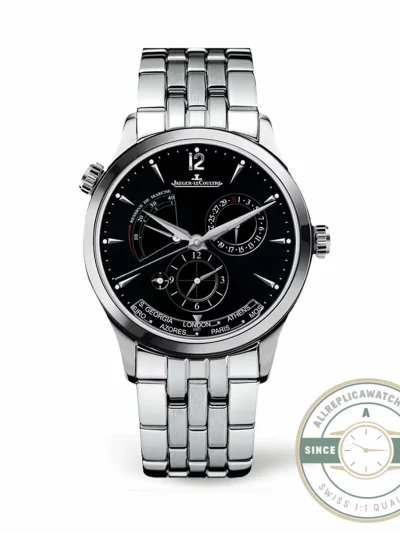 Replica Jaeger-LeCoultre Master Geographic Black Dial Q1428171 - Affordable Luxury Replica Timepiece