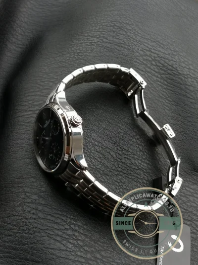 Replica Jaeger-LeCoultre Master Geographic Black Dial Q1428171 - Best Quality Replica Watch