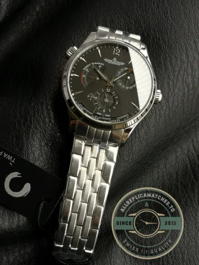 Replica Jaeger-LeCoultre Master Geographic Black Dial Q1428171 - Swiss-Made Clone Watch