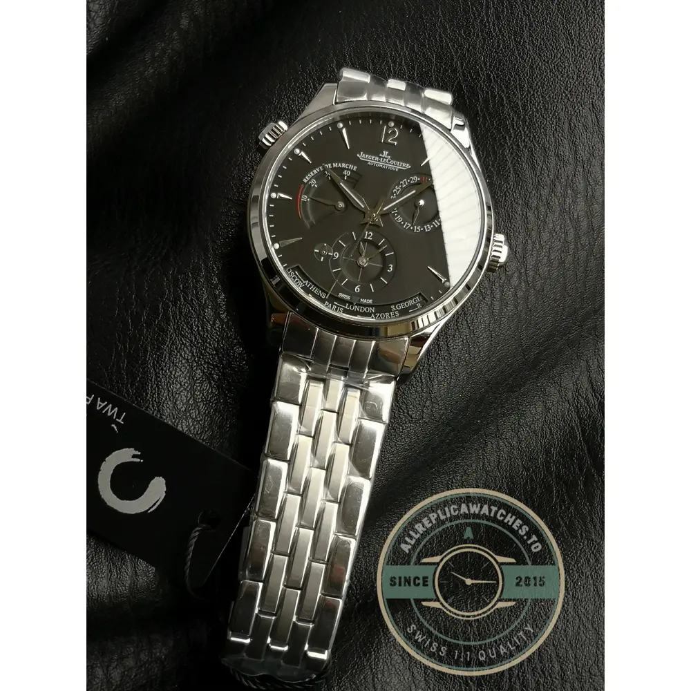 Replica Jaeger-LeCoultre Master Geographic Black Dial Q1428171 - Swiss-Made Clone Watch
