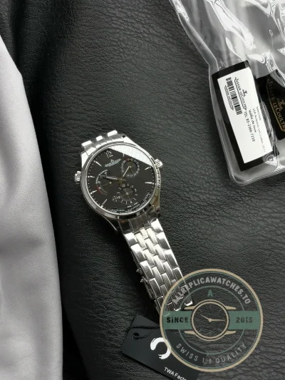 Replica Jaeger-LeCoultre Master Geographic Black Dial Q1428171 - Affordable Luxury Replica Timepiece