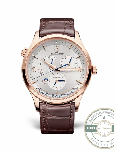 Replica Jaeger LeCoultre Master Geographic Silver Dial Q1422421 - Budget Luxury Replica Watch