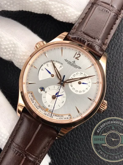 Replica Jaeger LeCoultre Master Geographic Silver Dial Q1422421 - Luxury Replica Watch