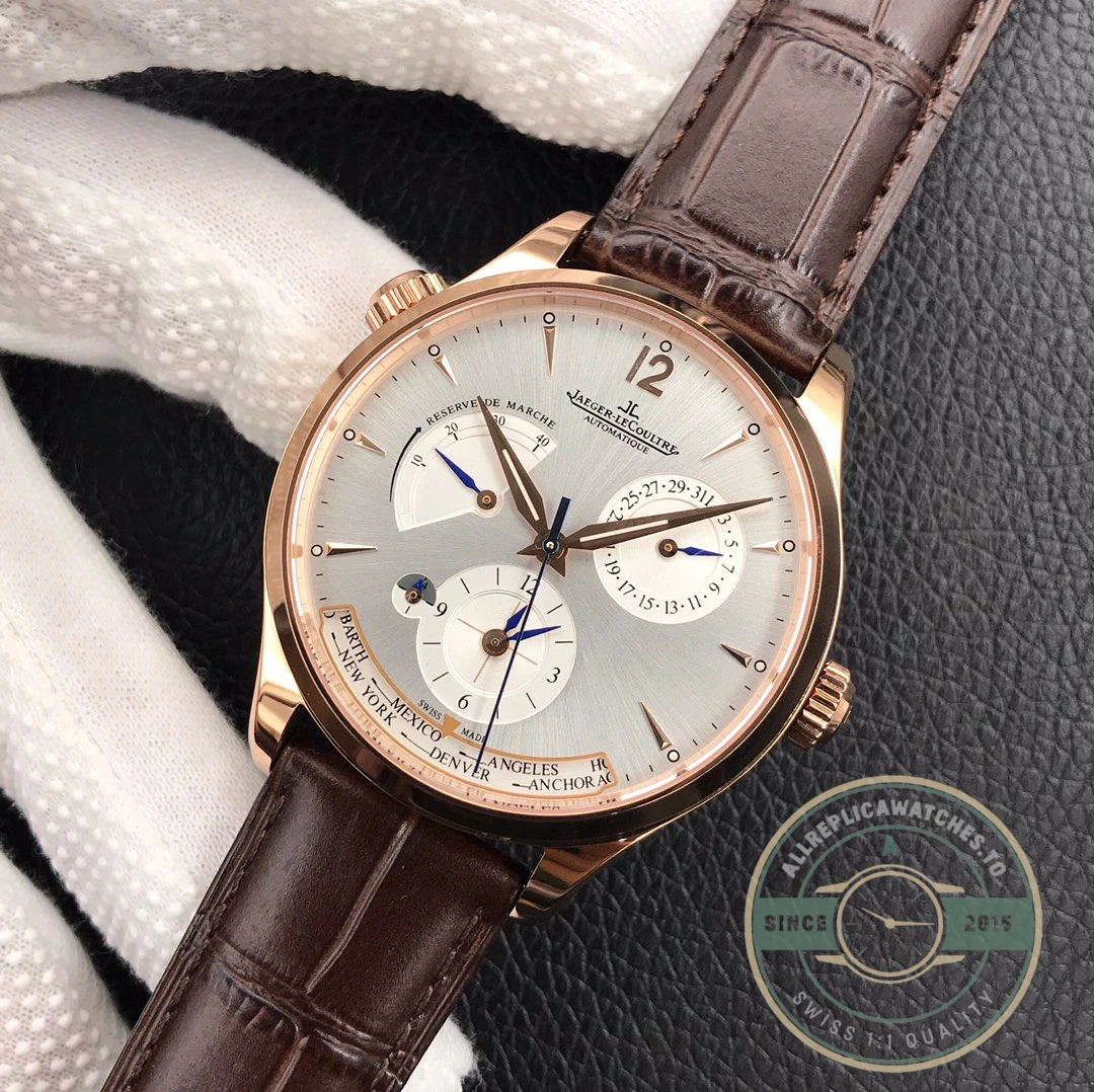Replica Jaeger LeCoultre Master Geographic Silver Dial Q1422421 - Luxury Replica Watch