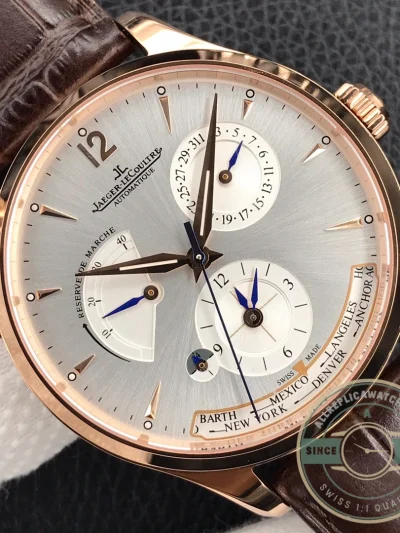 Replica Jaeger LeCoultre Master Geographic Silver Dial Q1422421 - Top-Tier Swiss Replica Watch