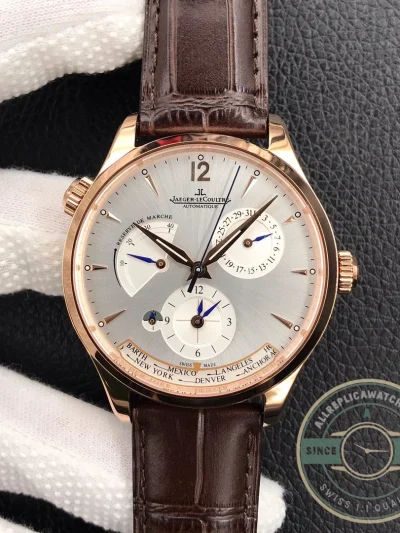 Replica Jaeger LeCoultre Master Geographic Silver Dial Q1422421 - Luxury Replica Watch