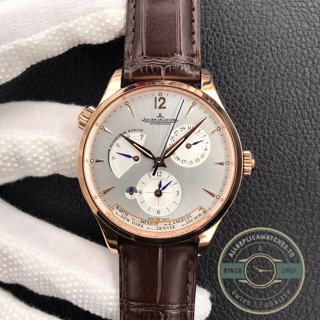 Replica Jaeger LeCoultre Master Geographic Silver Dial Q1422421 - Luxury Replica Watch