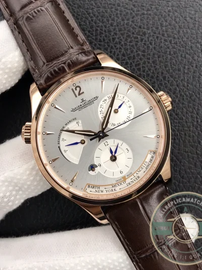 Replica Jaeger LeCoultre Master Geographic Silver Dial Q1422421 - Top-Tier Swiss Replica Watch