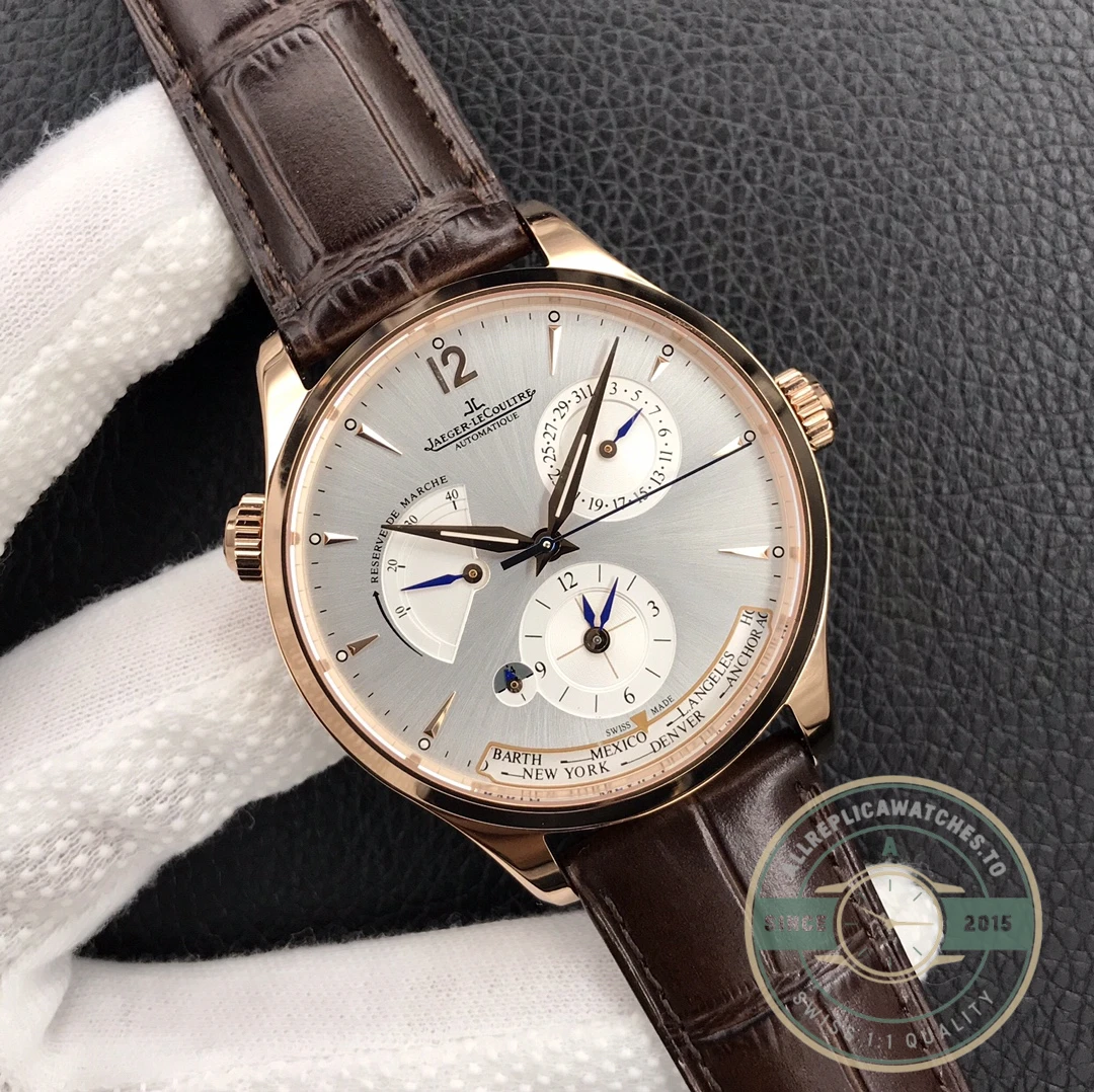 Replica Jaeger LeCoultre Master Geographic Silver Dial Q1422421 - Top-Tier Swiss Replica Watch