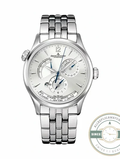 Replica Jaeger-LeCoultre Master Geographic Silver Dial Q1428121 - Best Quality Replica Watch