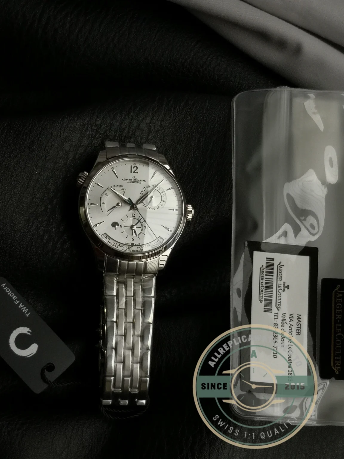 Replica Jaeger-LeCoultre Master Geographic Silver Dial Q1428121 - Affordable Luxury Replica Timepiece