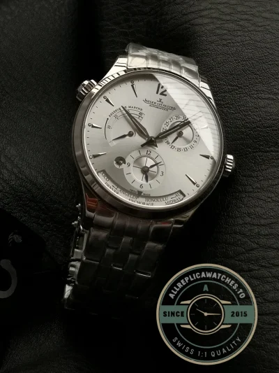 Replica Jaeger-LeCoultre Master Geographic Silver Dial Q1428121 - Factory Super Clone Watch