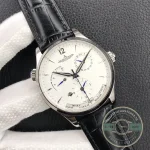 Second zone sub-dial at six with blued hands and the 24 hour window beside it