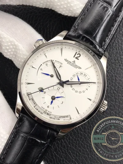 Replica Jaeger-LeCoultre Master Geographic White Dial Q1428421 - Premium Super Clone Watch