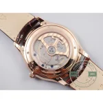 Date aperture on the dial of the rose gold Master Ultra Thin Date clone, reference Q1282510