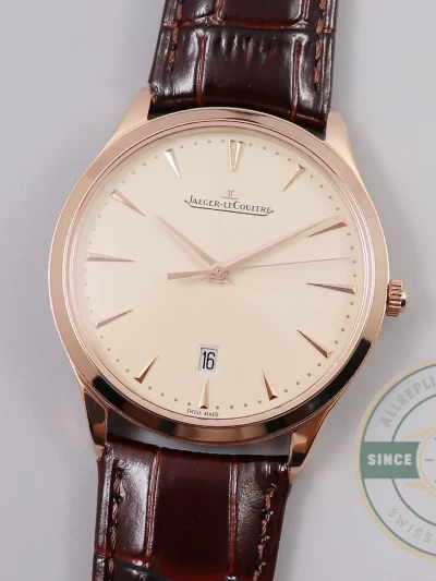 Replica Jaeger-LeCoultre Master Ultra Thin Date Rose Gold Q1282510 - High-Grade Replica Watch