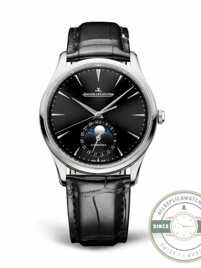 Replica Jaeger-LeCoultre Master Ultra Thin Moon 39mm Black Dial Q1368470 - Factory Super Clone Watch