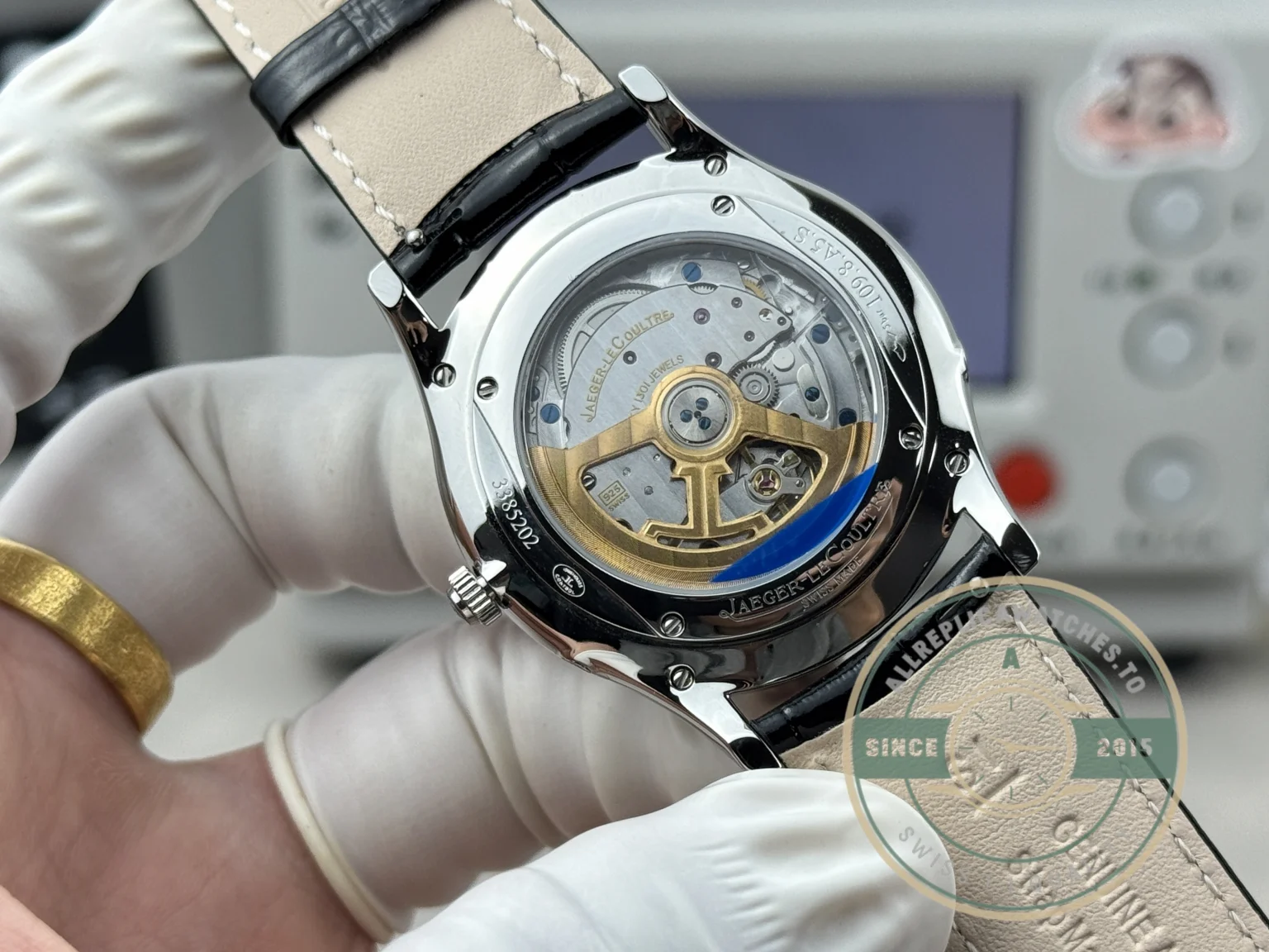 Replica Jaeger-LeCoultre Master Ultra Thin Moon 39mm Black Dial Q1368470 - Best Quality Replica Watch