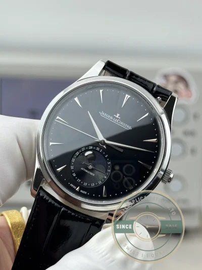 Replica Jaeger-LeCoultre Master Ultra Thin Moon 39mm Black Dial Q1368470 - Luxury Replica Watch