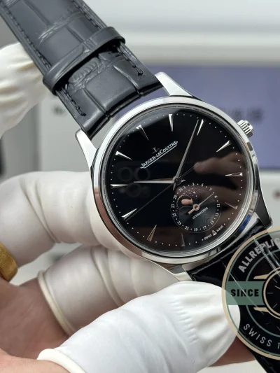 Replica Jaeger-LeCoultre Master Ultra Thin Moon 39mm Black Dial Q1368470 - Luxury Replica Watch