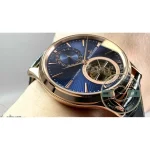 Open tourbillon cage at six o'clock on the Master Ultra Thin super clone, macro detail