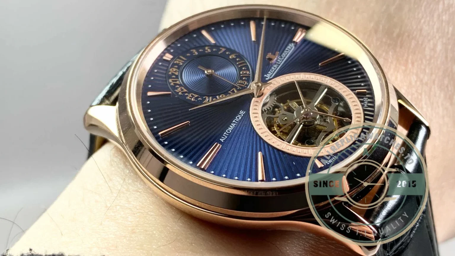 Replica Jaeger-LeCoultre Master Ultra Thin Tourbillon Enamel - High-Grade Replica Watch