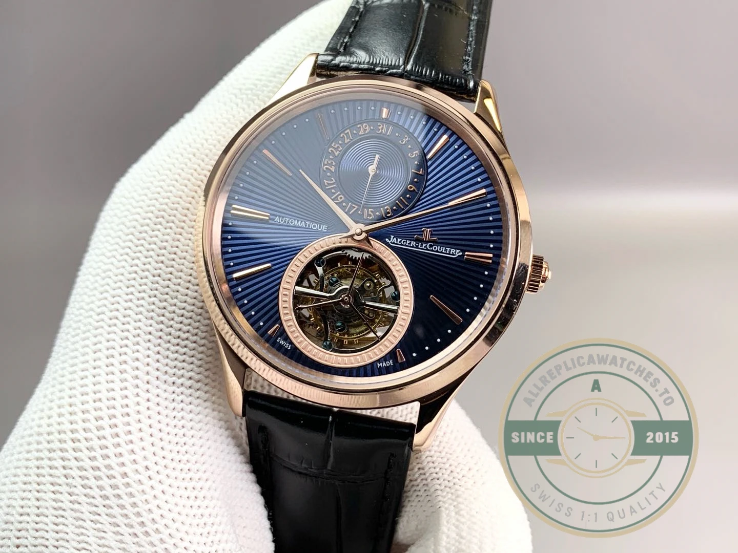 Replica Jaeger-LeCoultre Master Ultra Thin Tourbillon Enamel - Best Quality Replica Watch