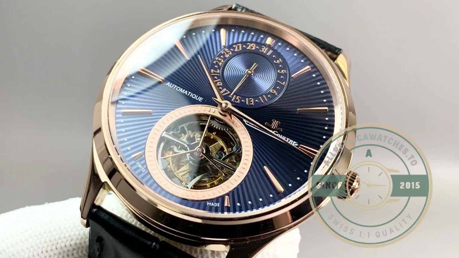 Replica Jaeger-LeCoultre Master Ultra Thin Tourbillon Enamel - Top-Tier Swiss Replica Watch