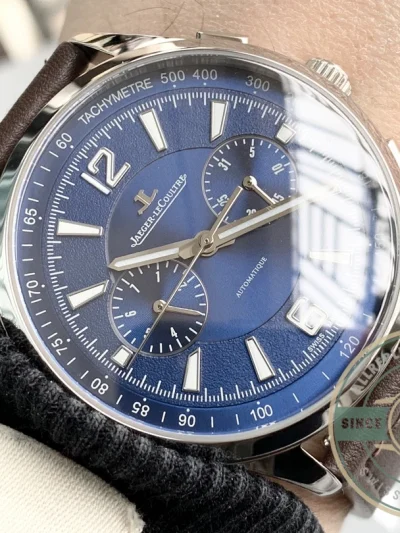 Replica Jaeger-Lecoultre Polaris Chronograph Blue Dial Q9028480 - Luxury Replica Watch