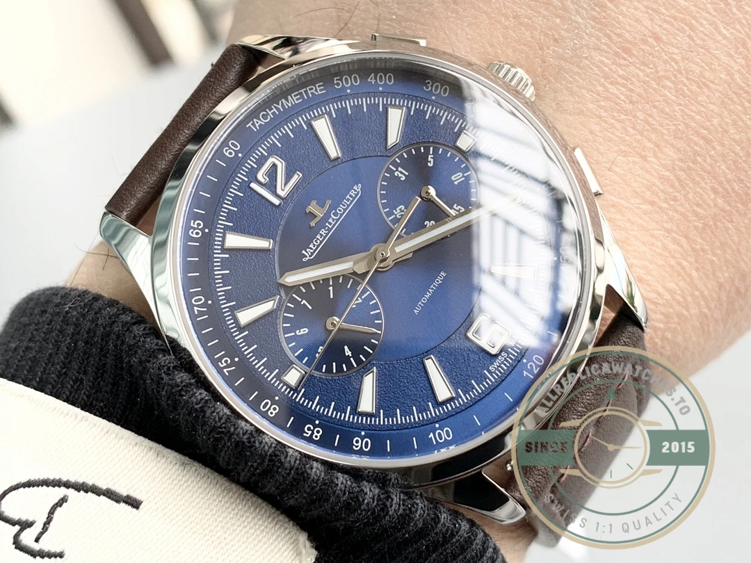 Replica Jaeger-Lecoultre Polaris Chronograph Blue Dial Q9028480 - Luxury Replica Watch