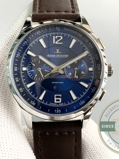 Replica Jaeger-Lecoultre Polaris Chronograph Blue Dial Q9028480 - Factory Super Clone Watch