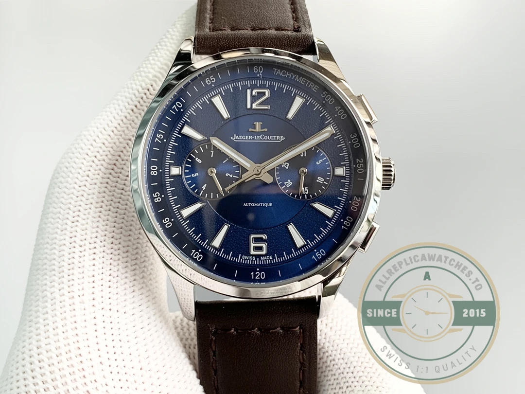 Replica Jaeger-Lecoultre Polaris Chronograph Blue Dial Q9028480 - Factory Super Clone Watch