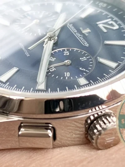 Replica Jaeger-Lecoultre Polaris Chronograph Blue Dial Q9028480 - Premium Super Clone Watch