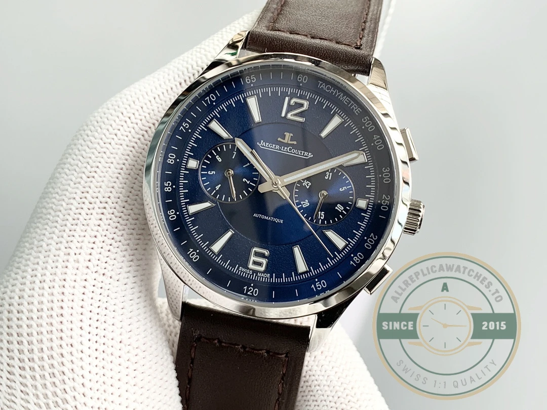 Replica Jaeger-Lecoultre Polaris Chronograph Blue Dial Q9028480 - High-Grade Replica Watch