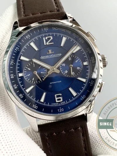 Replica Jaeger-Lecoultre Polaris Chronograph Blue Dial Q9028480 - Affordable Super Clone Watch