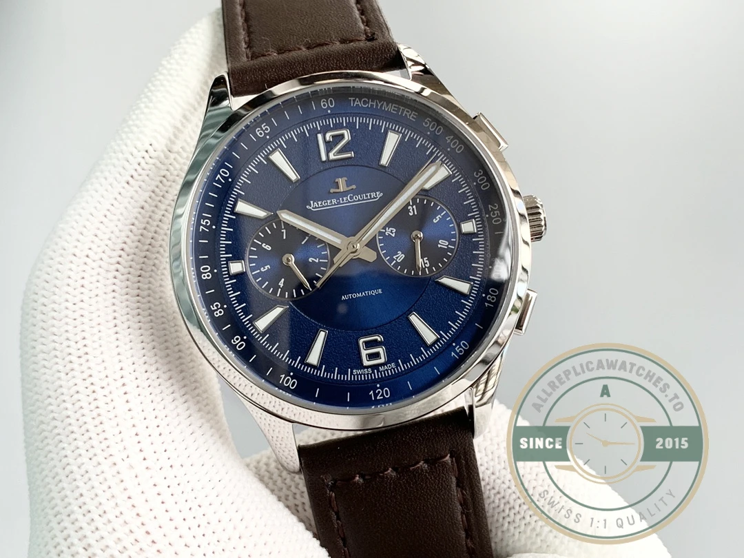 Replica Jaeger-Lecoultre Polaris Chronograph Blue Dial Q9028480 - Affordable Super Clone Watch