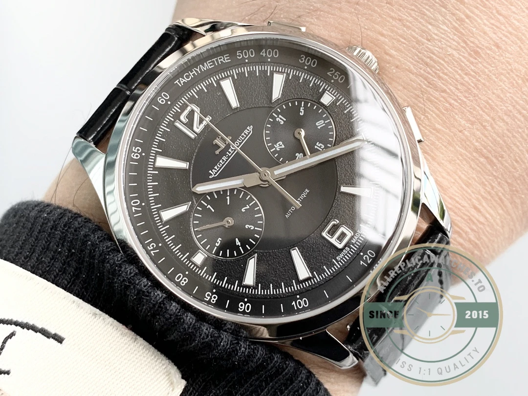 Replica Jaeger-LeCoultre Polaris Chronograph White Gold 9028470 - Premium Super Clone Watch