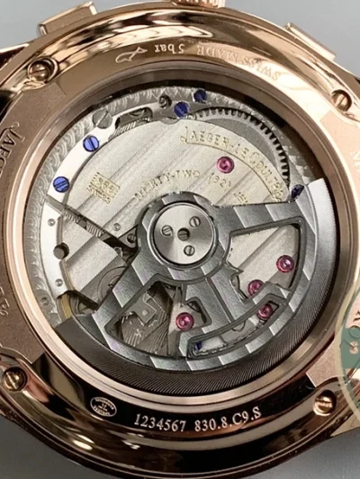 Replica Jaeger-LeCoultre Polaris Rose Gold 42 mm Black Dial 9022450 - Top-Tier Swiss Replica Watch
