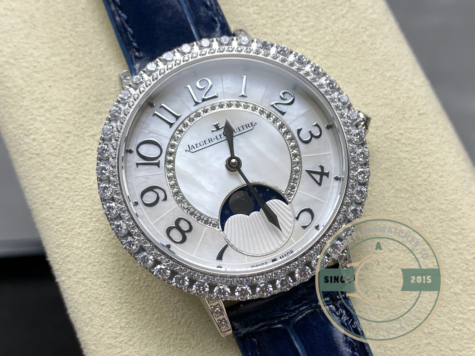 Replica Jaeger-LeCoultre Rendez-Vous Dazzling Moon Q3523570 - Best Quality Replica Watch