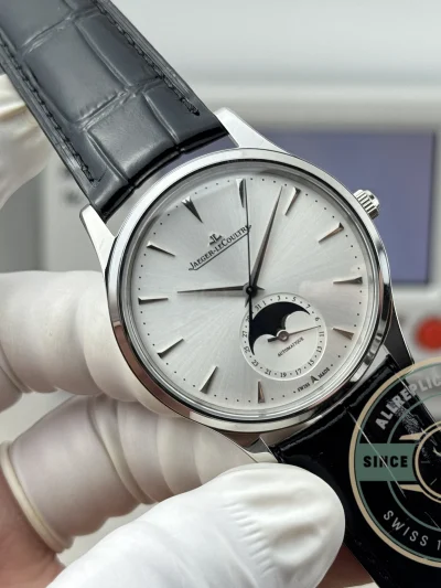Replica MASTER ULTRA THIN MOON 39MM SILVER DIAL Q1368430 - Swiss Movement Replica Watch